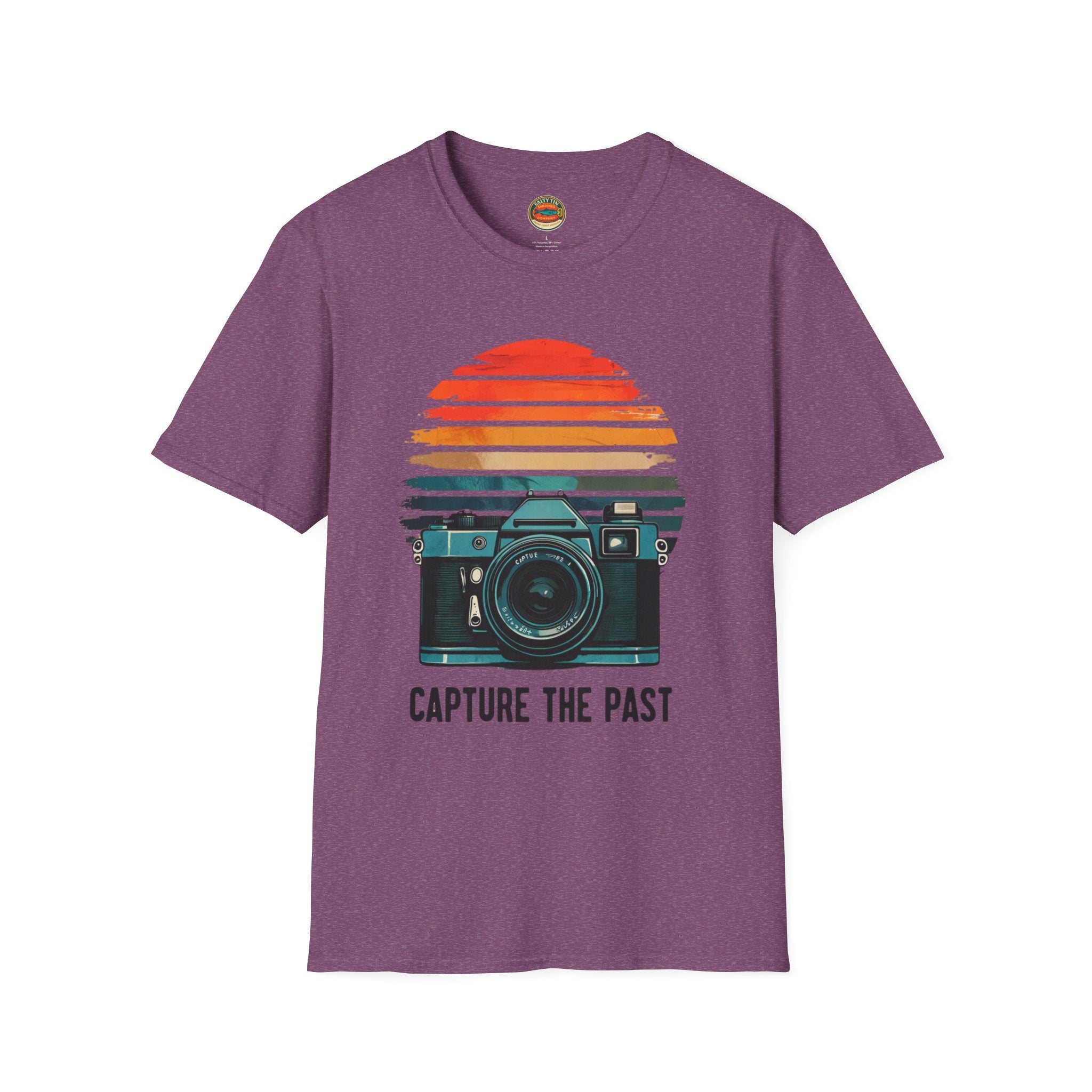 Capture The Past Camera T-Shirt — Vintage Retro Photography Tee - Creations by Chris and Carlos