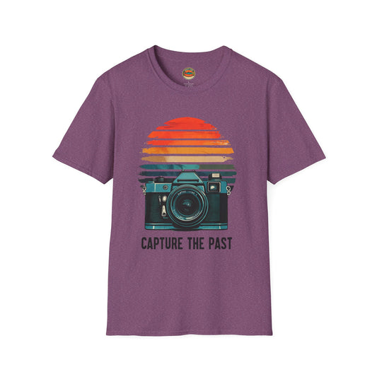Capture The Past Camera T-Shirt — Vintage Retro Photography Tee - Creations by Chris and Carlos