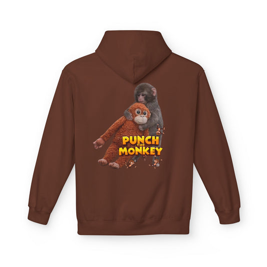 Punch Monkey Hoodie — Retro Cartoon Monkey Graphic Sweatshirt - Creations by Chris and Carlos