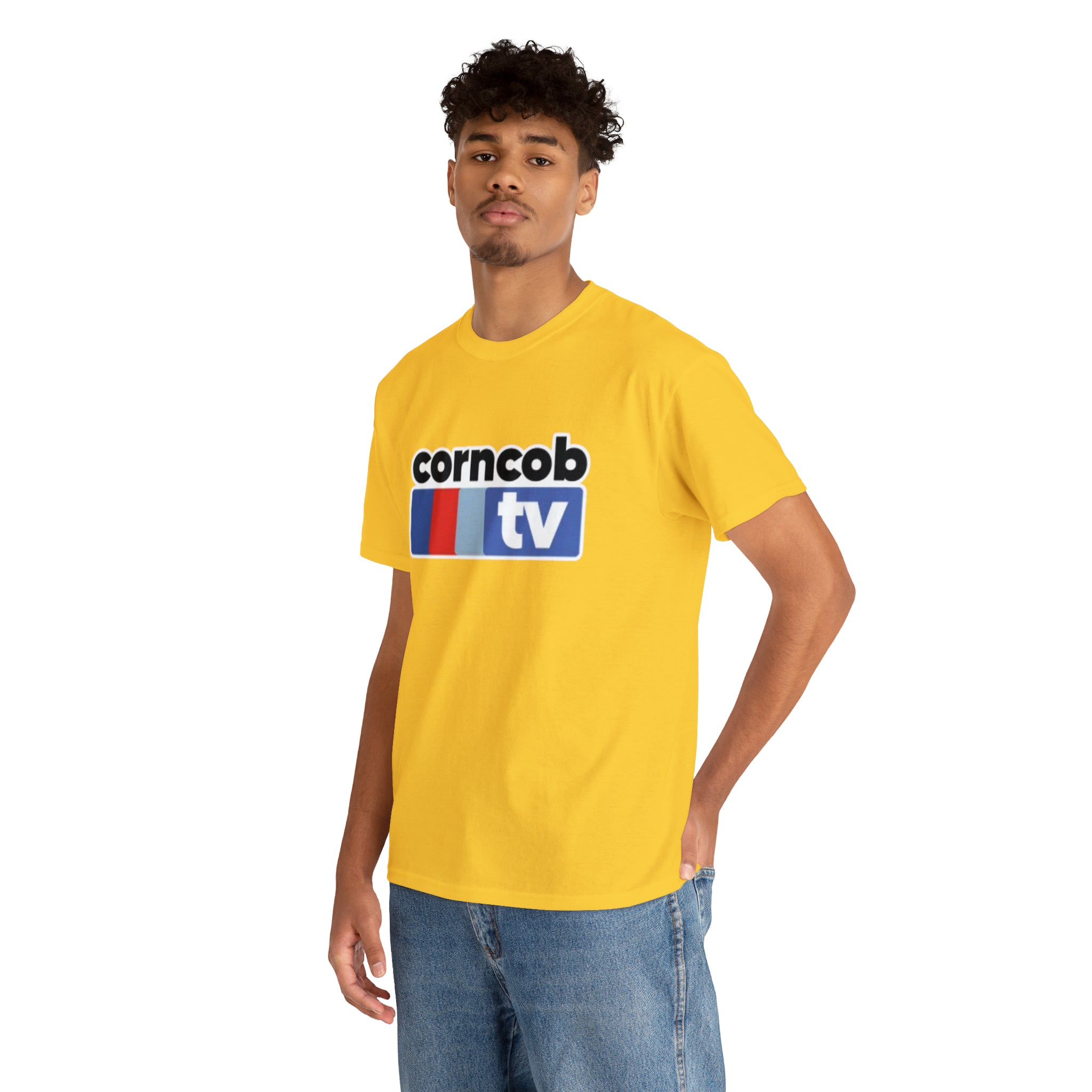 Corncob Tv- Unisex Heavy Cotton T-Shirt - Creations by Chris and Carlos