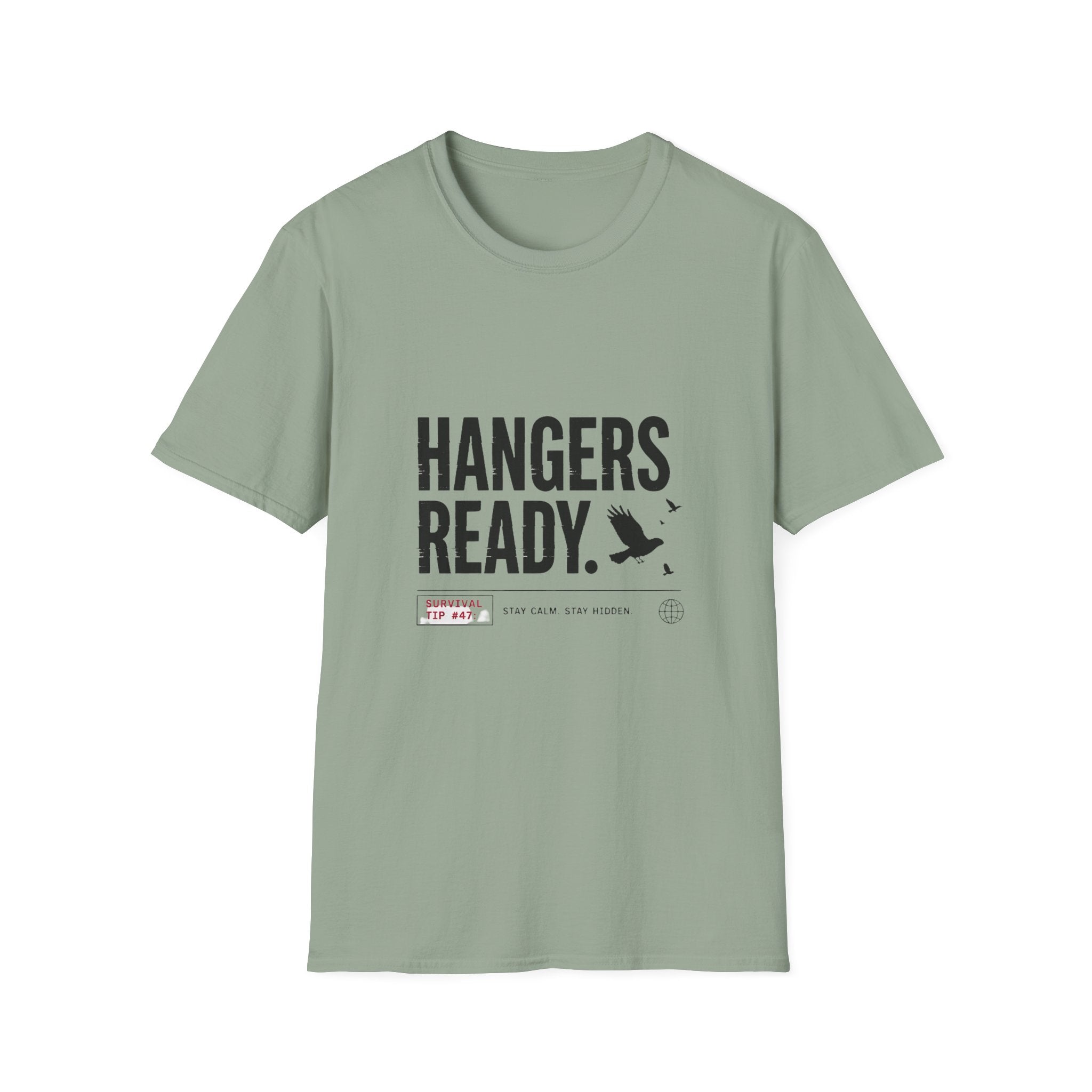 Hangers Ready T-Shirt – Casual Graphic Tee for Birdwatchers & Outdoor Fans - Creations by Chris and Carlos