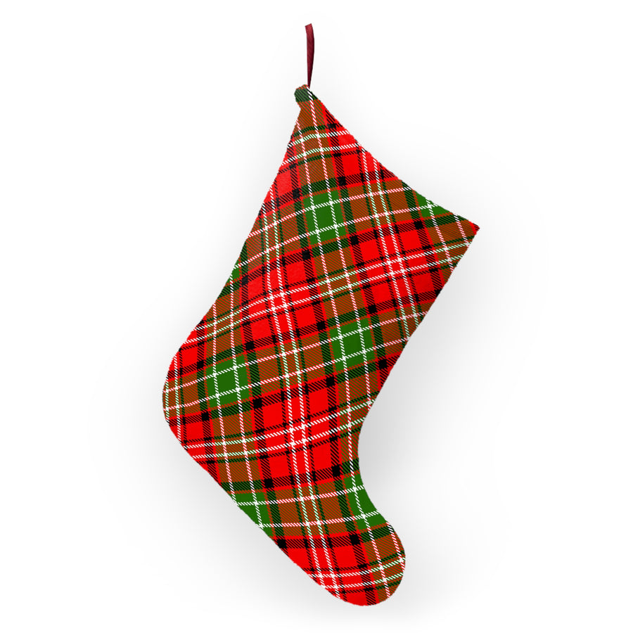 Hearth & Heritage Plaid Christmas Stockings - Cozy Holiday Decor for Gifting and Personalization