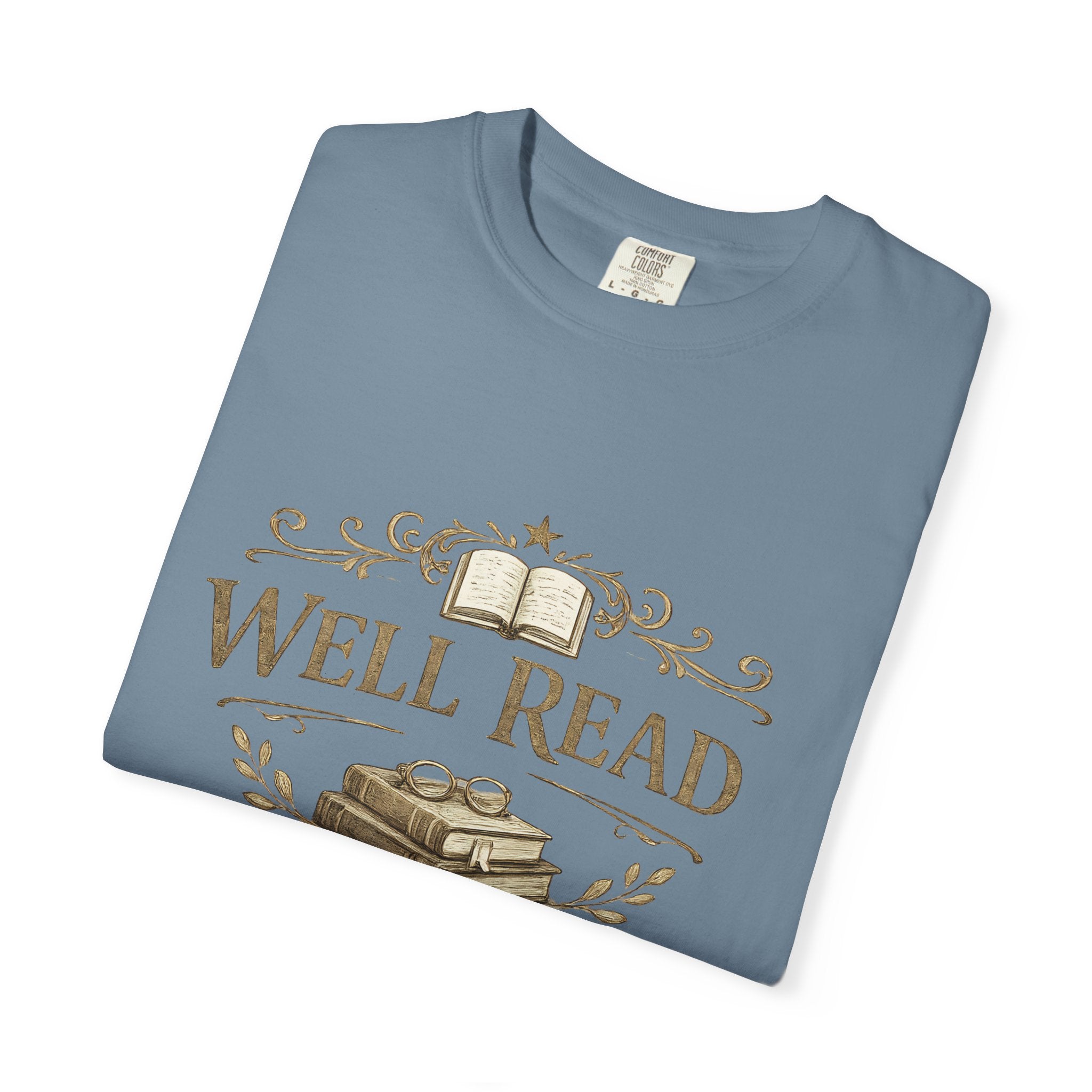Well Read T-Shirt — Vintage Book Lover Tee - Creations by Chris and Carlos