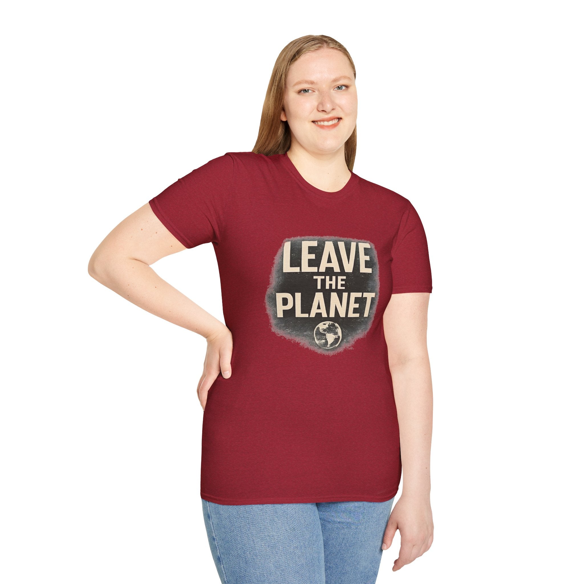 Leave the Planet T‑Shirt – Retro Space Graphic Tee - Creations by Chris and Carlos