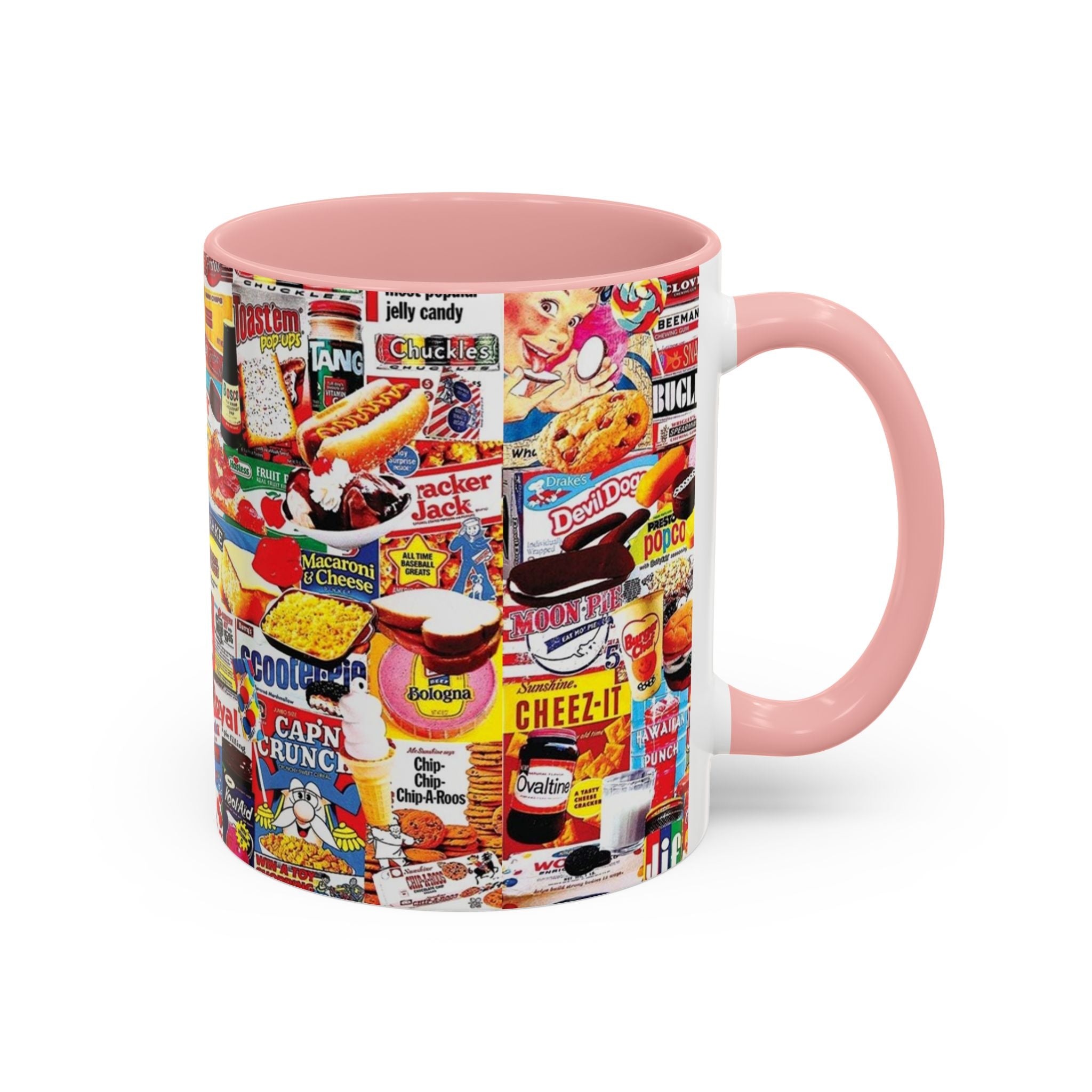 Vintage Snack Packaging Collage Coffee Mug (11/15oz) - Creations by Chris and Carlos