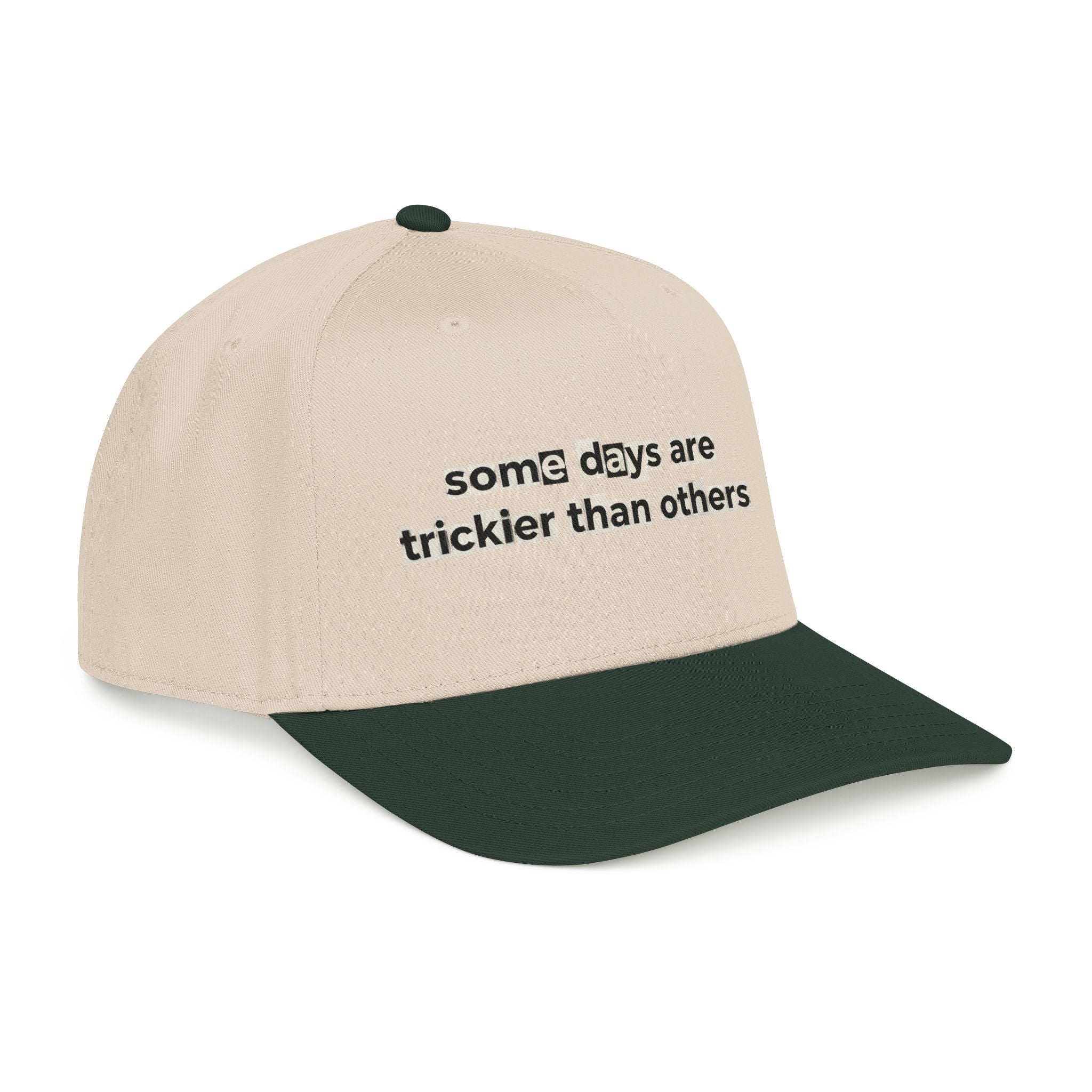Baseball Cap — "Some Days Are Trickier Than Others" Patch - Creations by Chris and Carlos