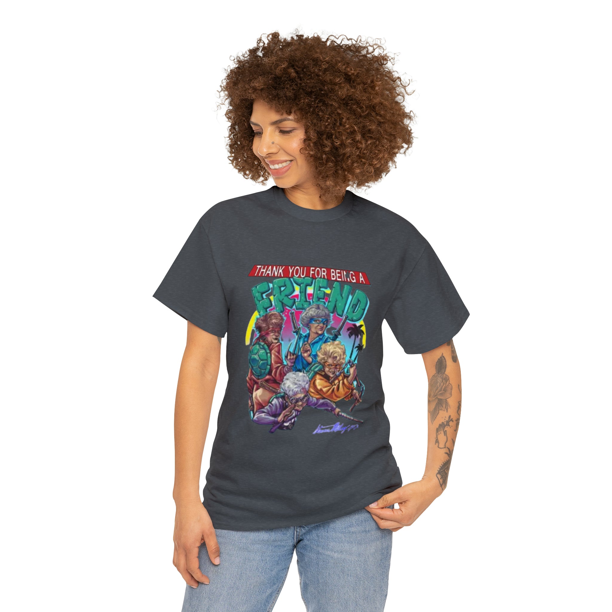 The T-Shirtnage Mutant Ninja Turtles- Unisex Heavy Cotton T-Shirt - Creations by Chris and Carlos