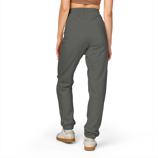 The Foundry Collective Embroidered Fleece Sweatpants — Cozy Olive Joggers - Creations by Chris and Carlos