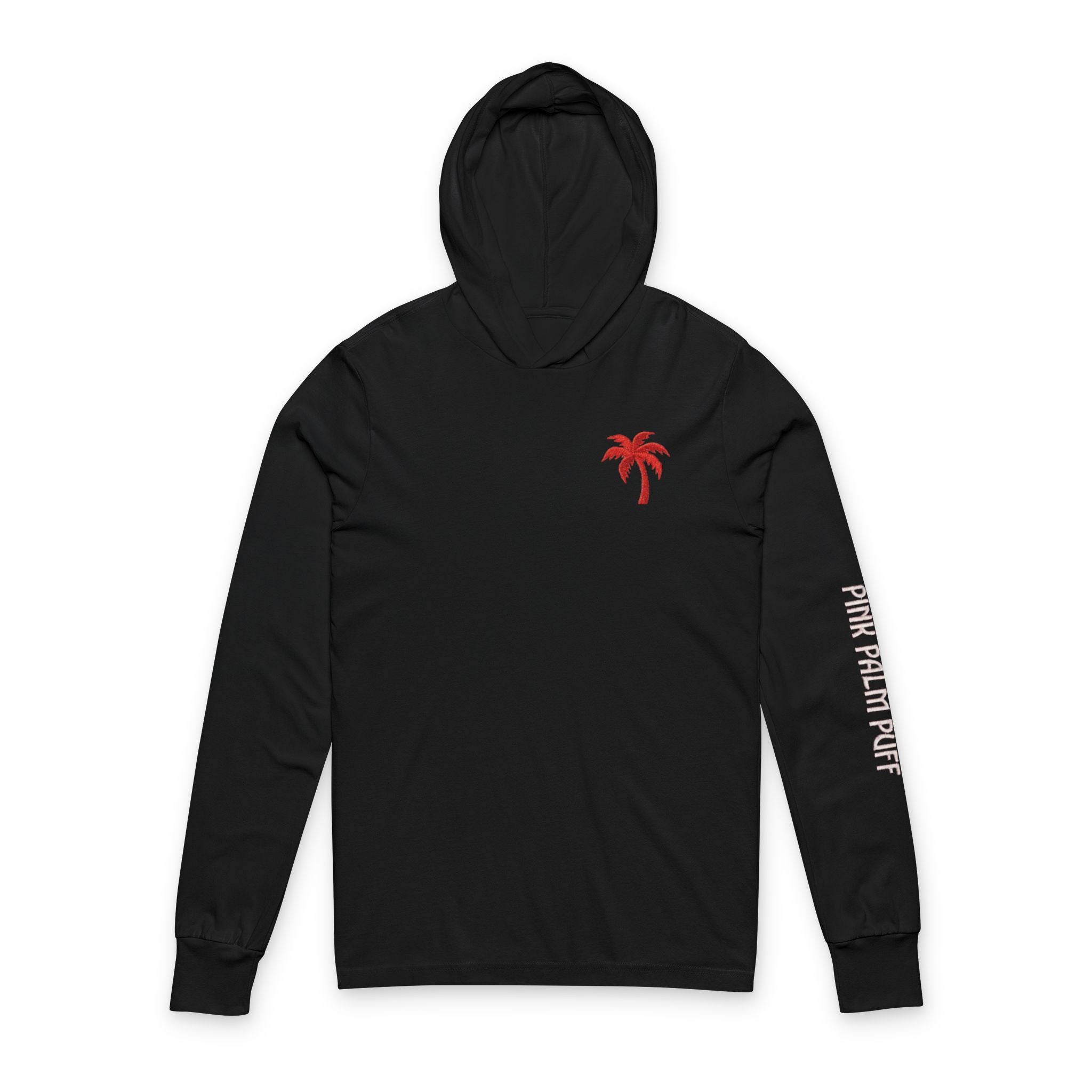Long Sleeve Hooded Tee — 'To Live For The Hope Of It' Butterfly Graphic - Creations by Chris and Carlos