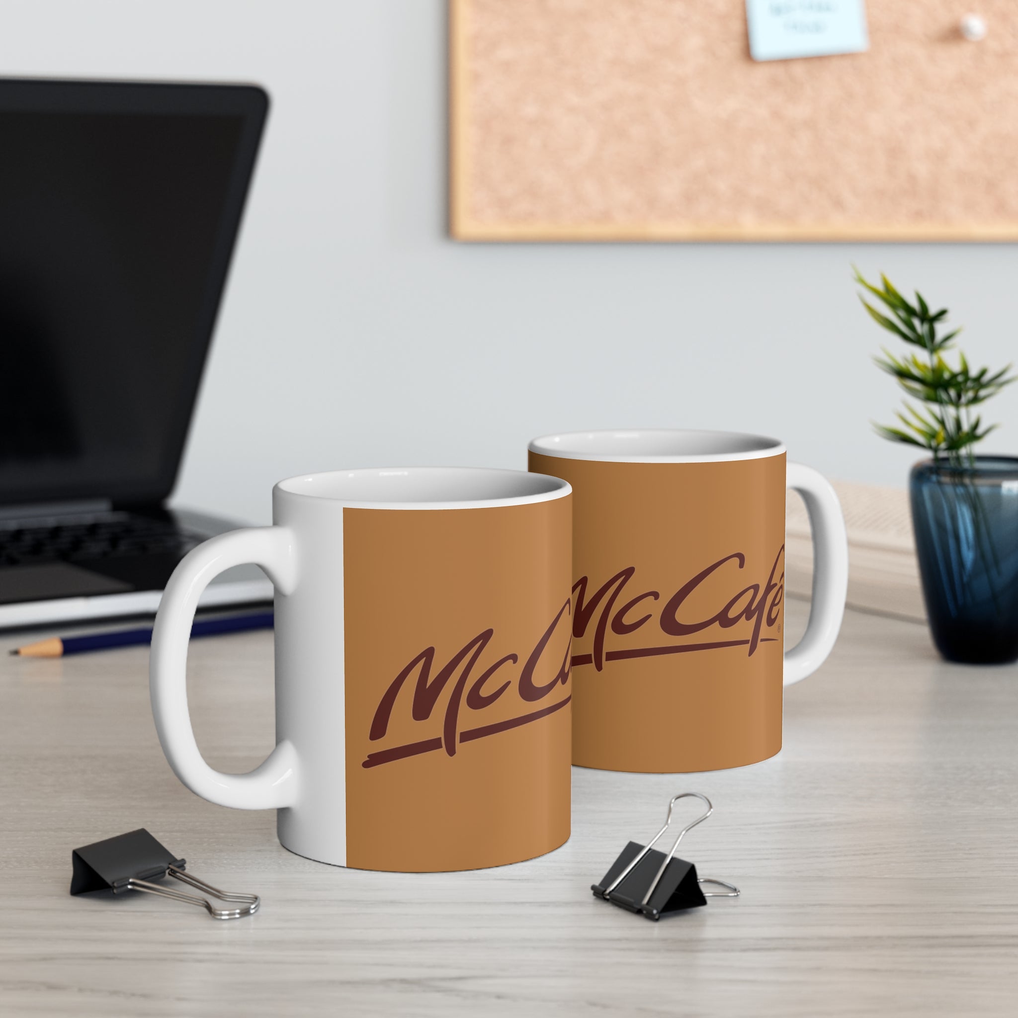 MC Cafe- White Ceramic Mug - Creations by Chris and Carlos