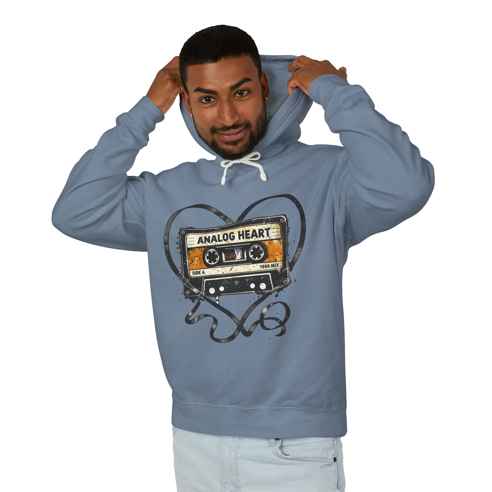 Analog Heart Cassette Hoodie - Creations by Chris and Carlos