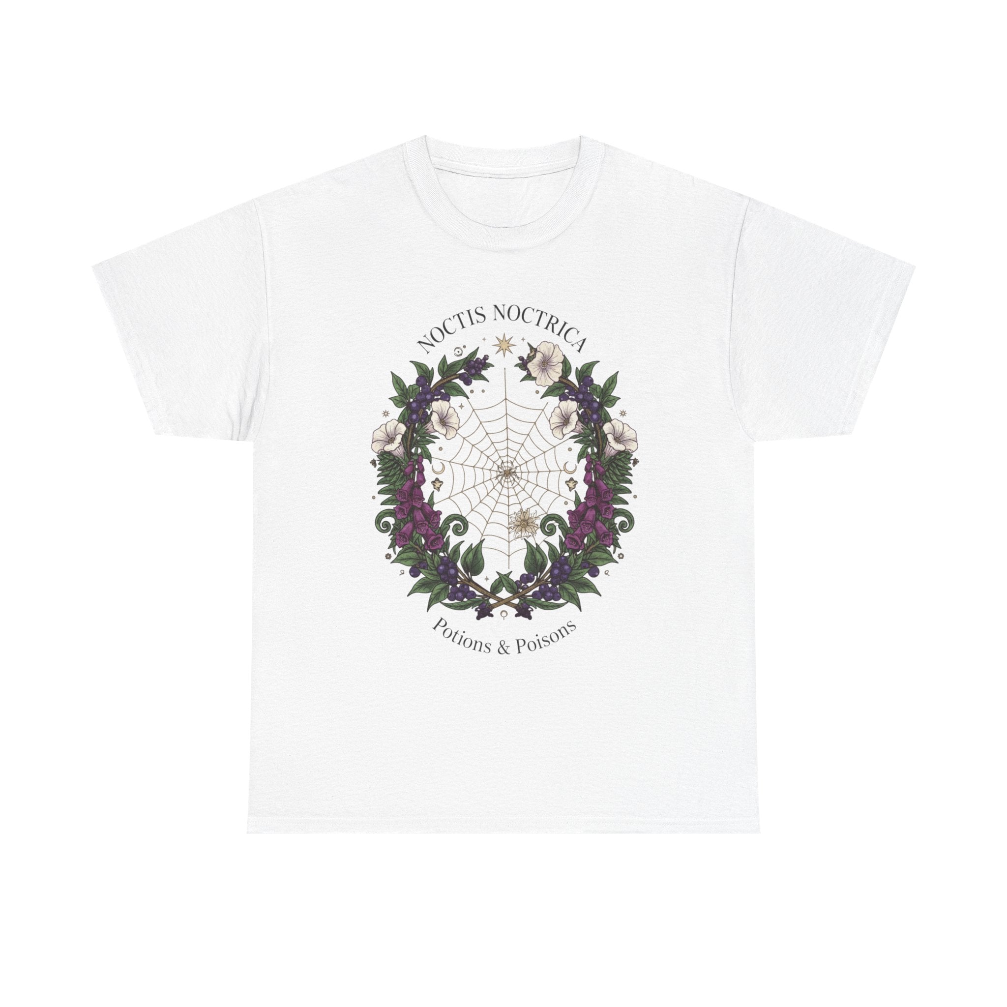 Floral Dreamcatcher Tee — "Noctis Noctraq" Protection & Purification T-Shirt - Creations by Chris and Carlos