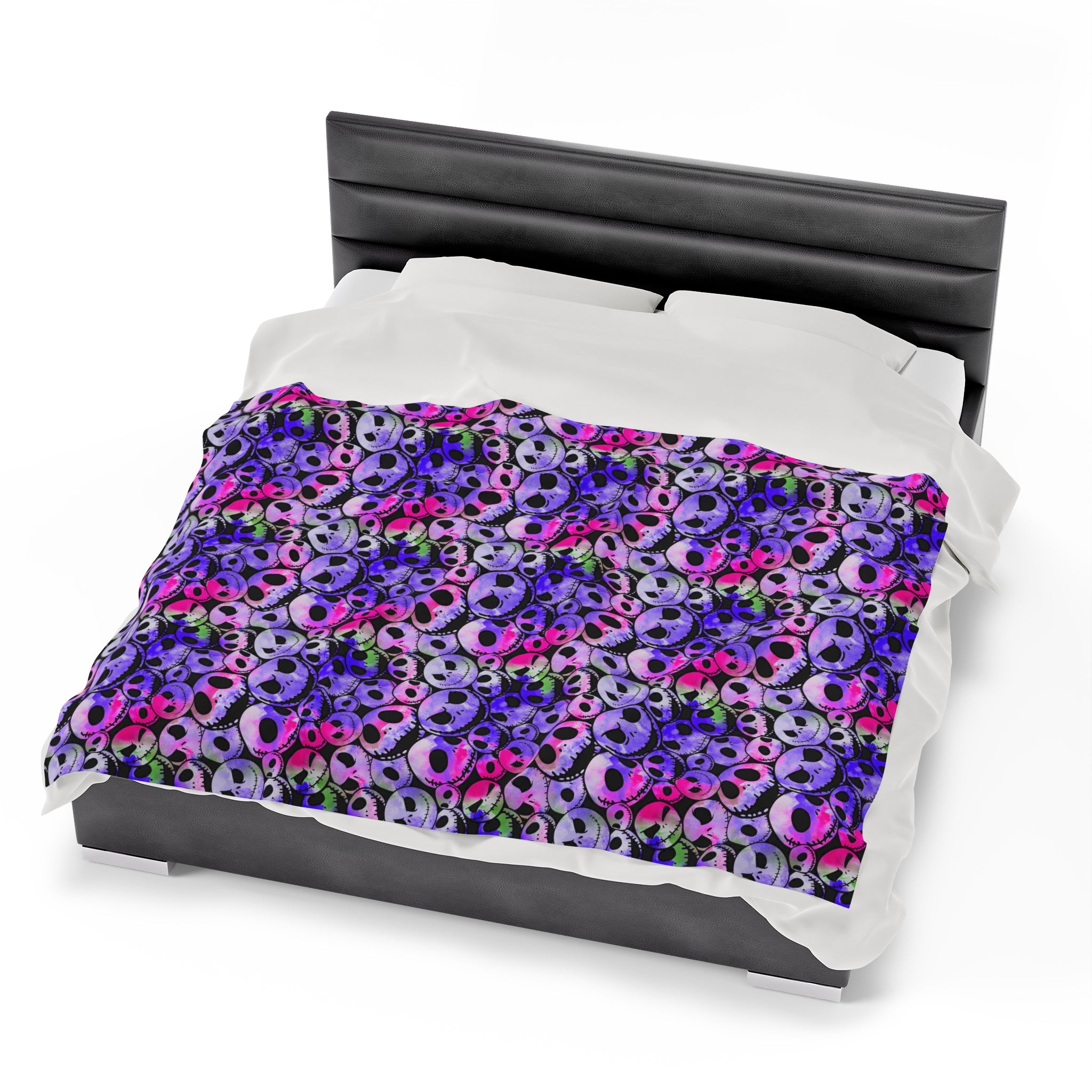 Nightmare before Christmas- Velveteen Plush CuddleLux Bliss Blanket - Creations by Chris and Carlos