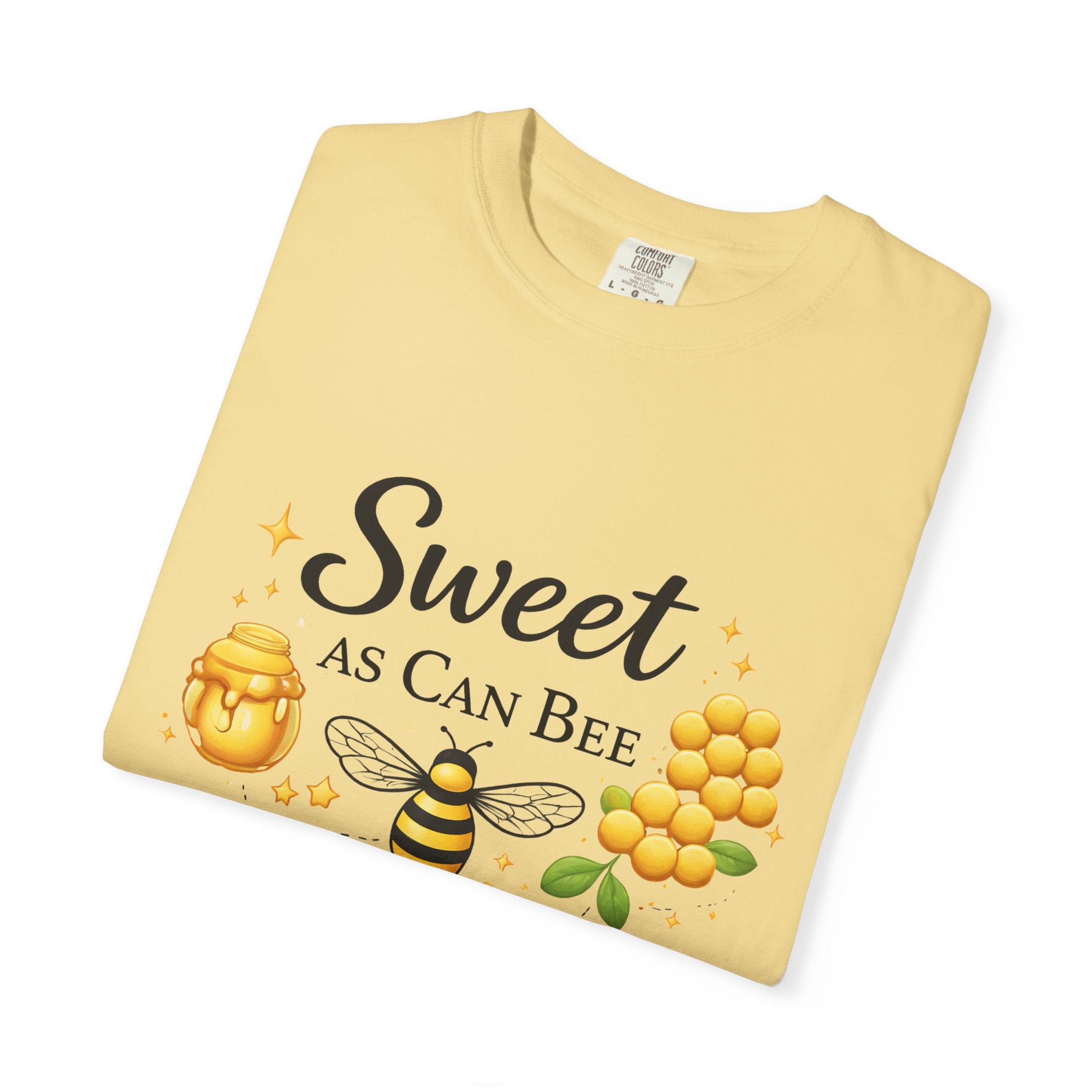 Sweet As Can Bee T-Shirt — Cute Bee & Honey Graphic Tee - Creations by Chris and Carlos