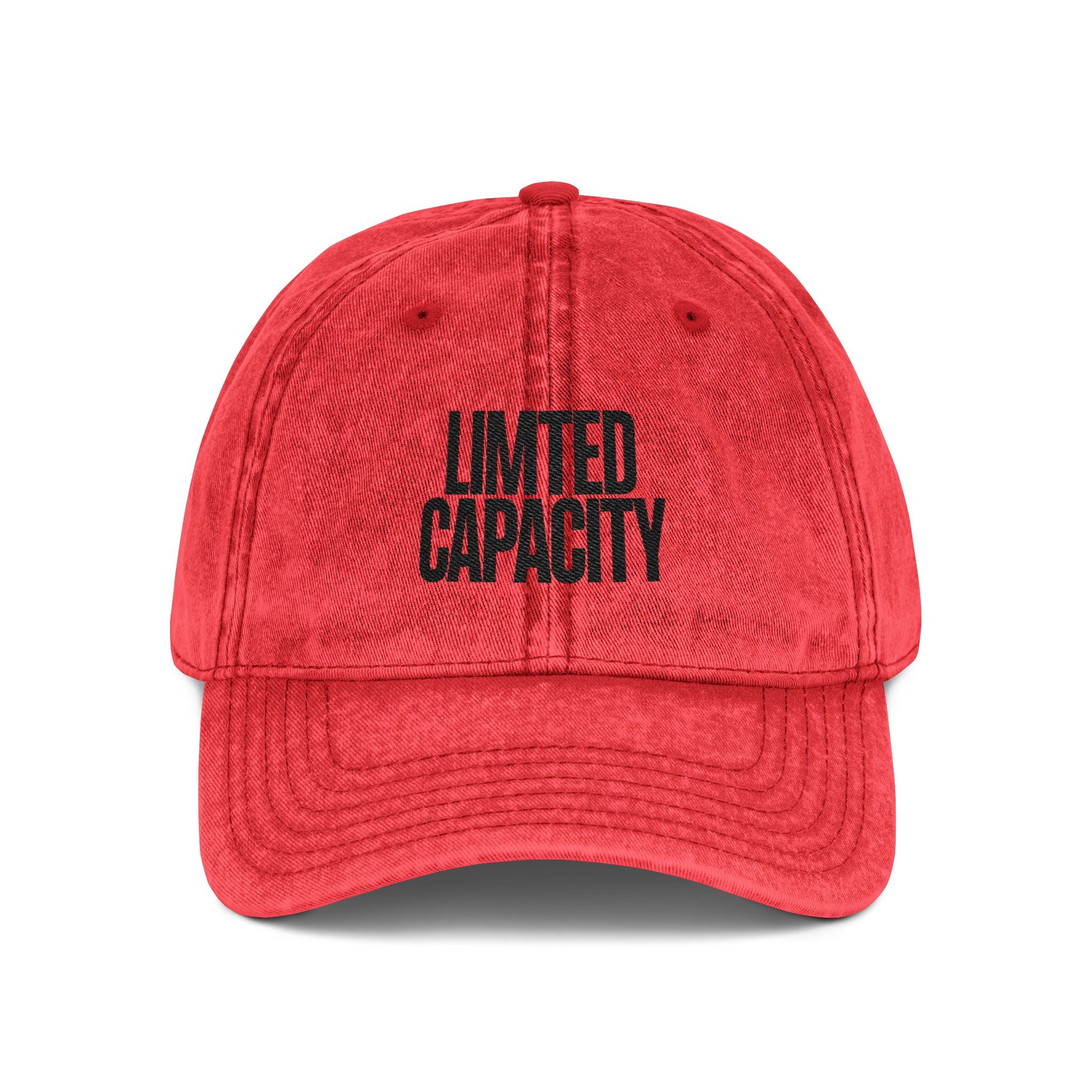 Limited Capacity Vintage Embroidered Cap - Creations by Chris and Carlos