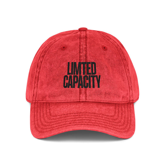 Limited Capacity Vintage Embroidered Cap - Creations by Chris and Carlos