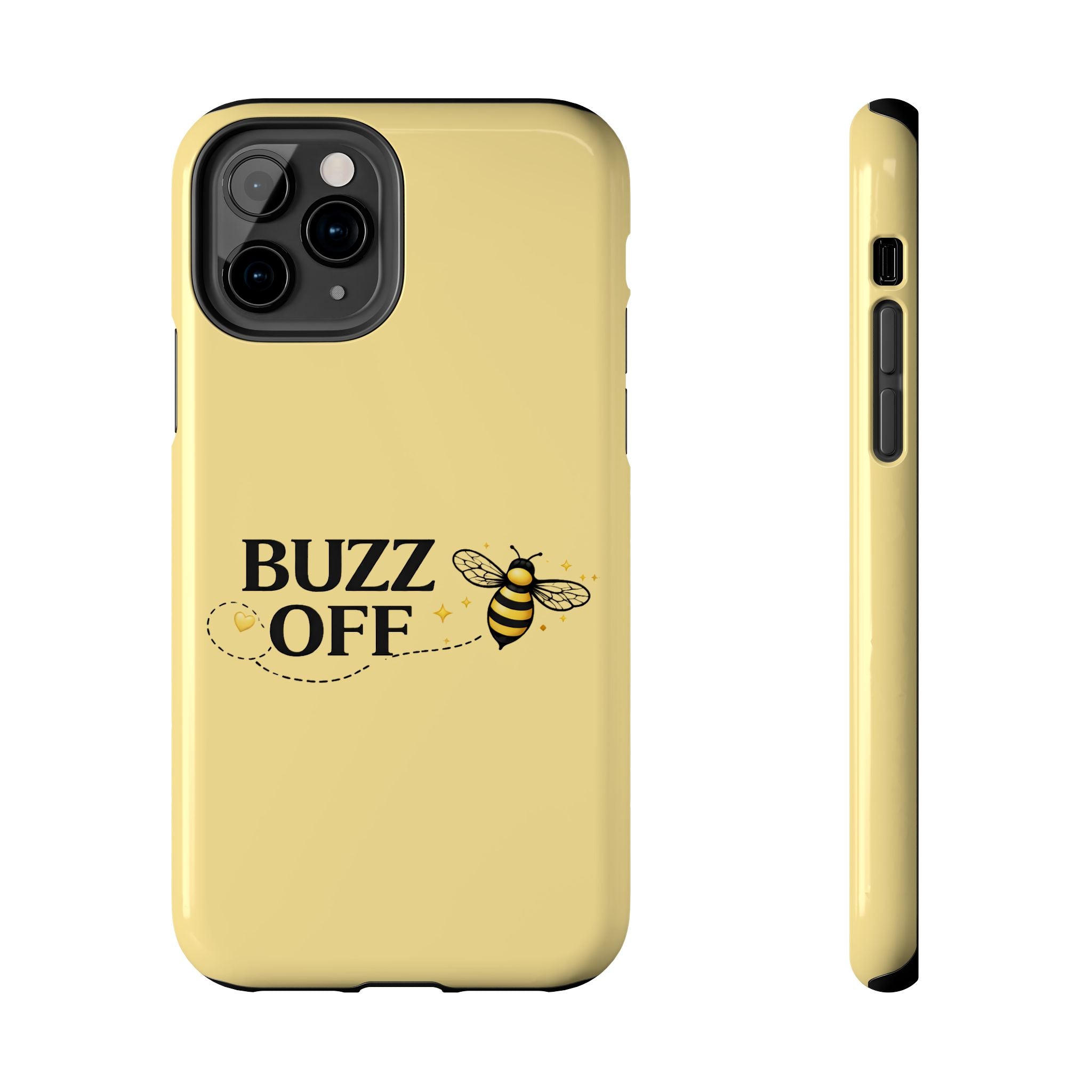 Buzz Off Bee Happy Always Phone Case - Creations by Chris and Carlos