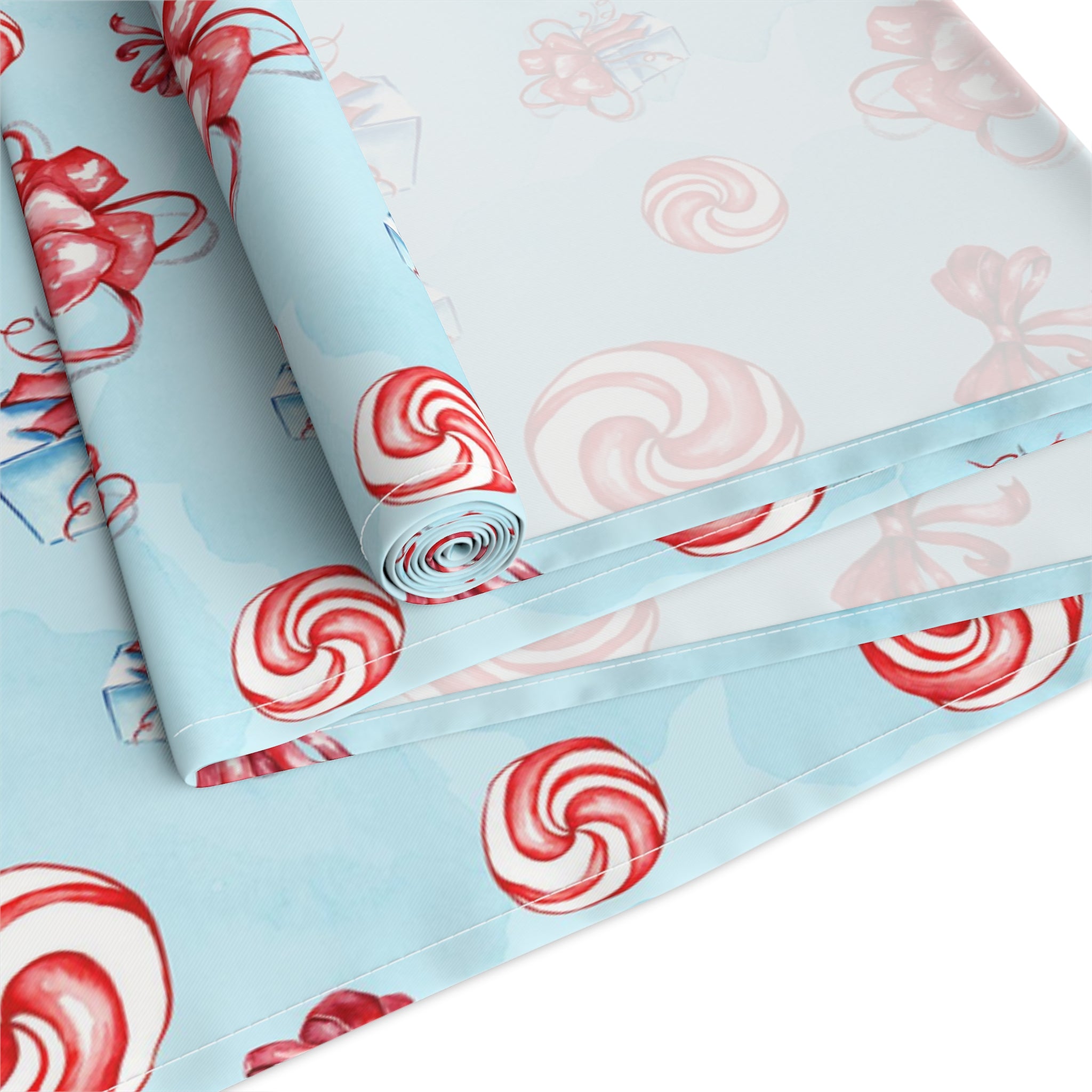 Holiday Candy- Table Runner (Cotton, Poly) - Creations by Chris and Carlos