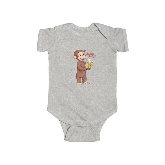 Curious Monkey Baby Bodysuit – "Curious Like Me" Infant Onesie - Creations by Chris and Carlos