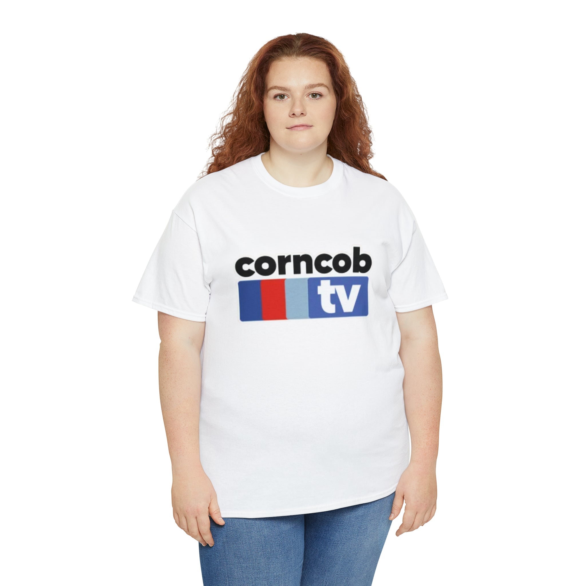 Corncob Tv- Unisex Heavy Cotton T-Shirt - Creations by Chris and Carlos