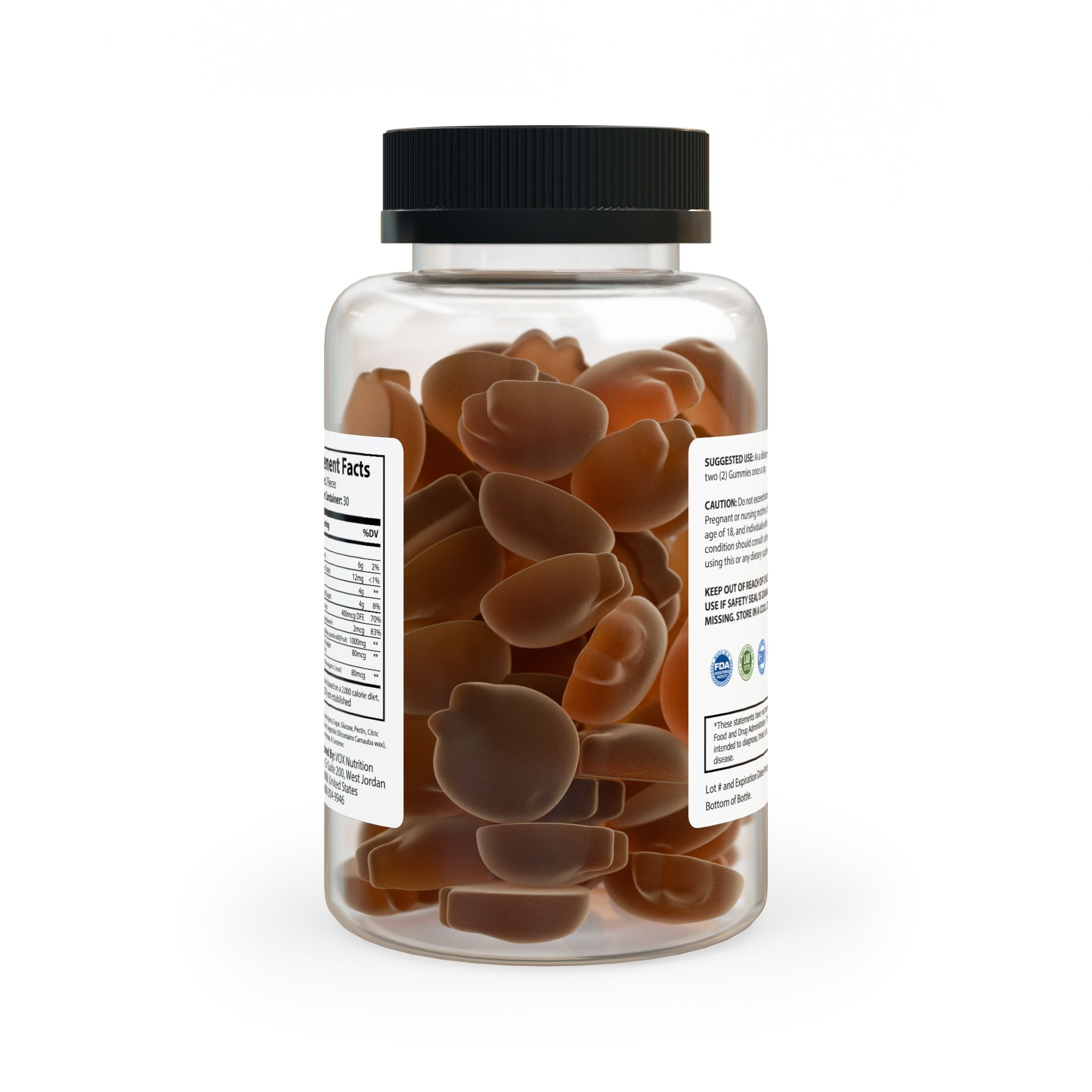 Apple Cider Vinegar Gummies (60 Gummies) - Creations by Chris and Carlos