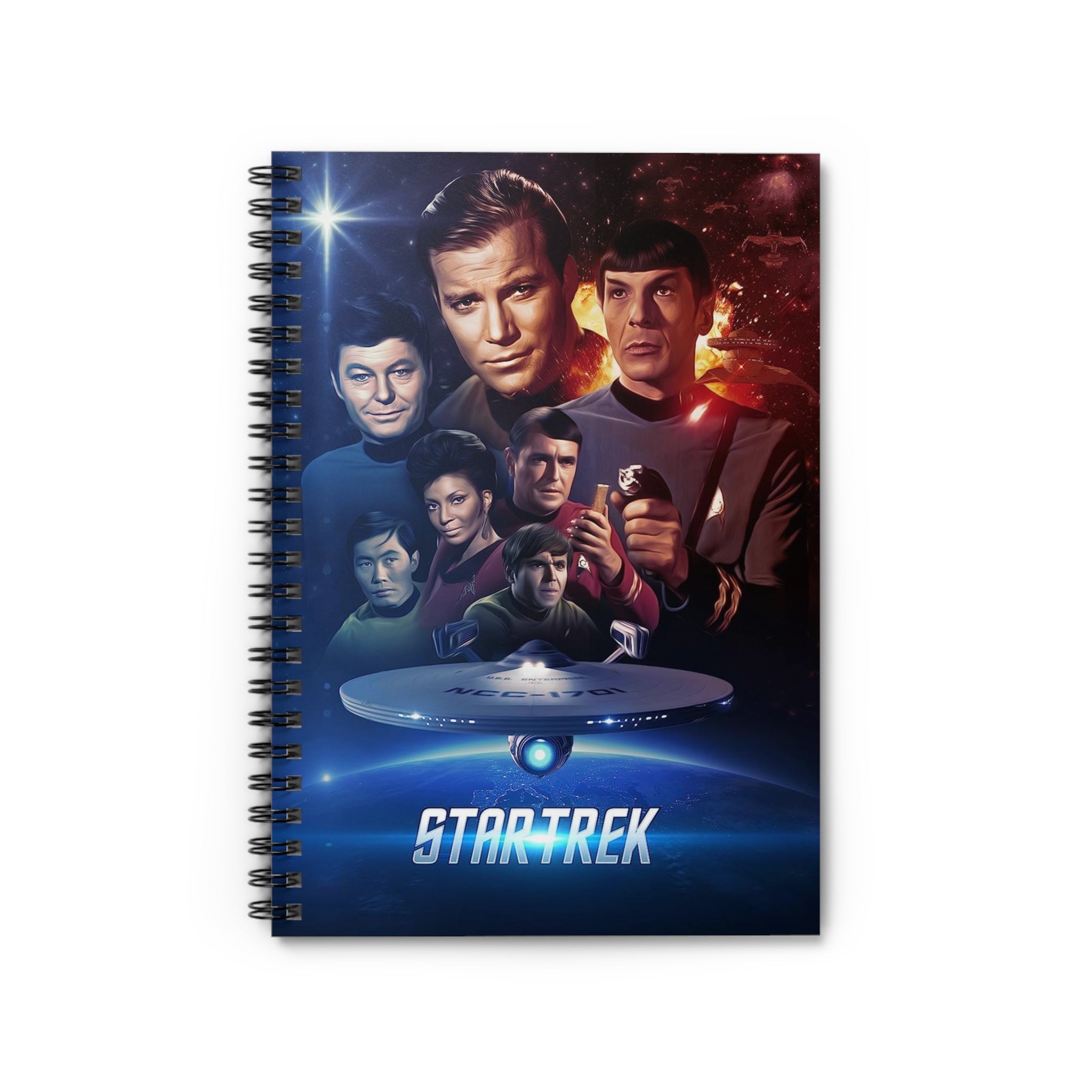 Star Trek- Spiral Notebook - Ruled Line - Creations by Chris and Carlos