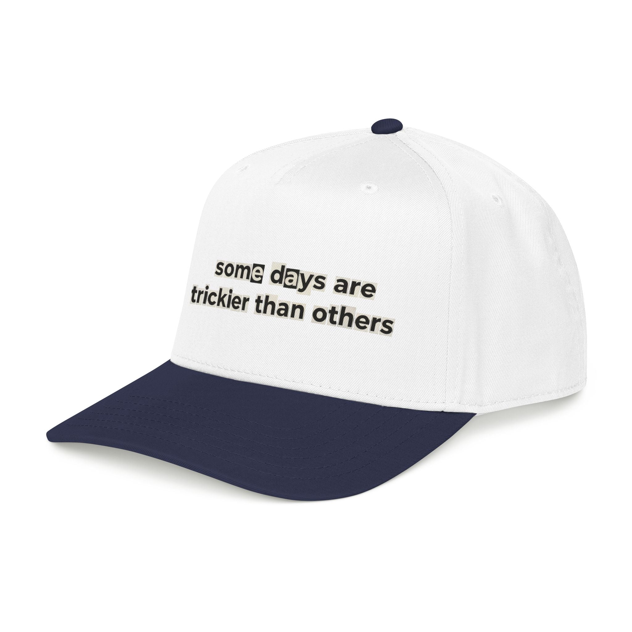 Baseball Cap — "Some Days Are Trickier Than Others" Patch - Creations by Chris and Carlos