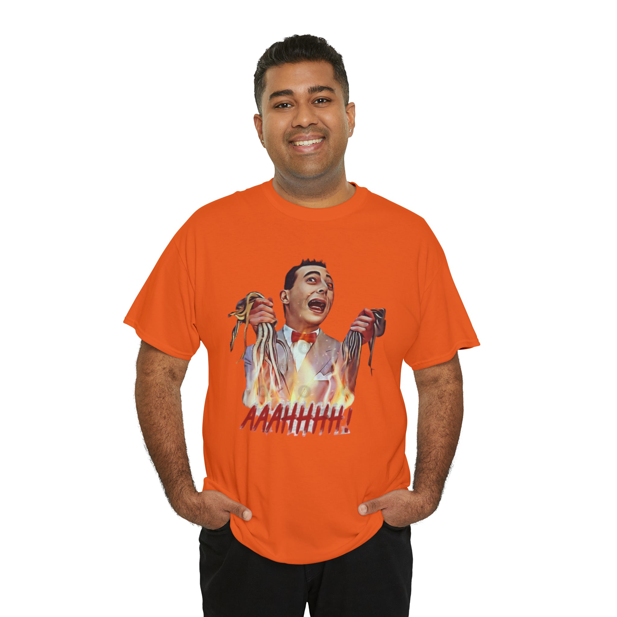 Pee Wee Herman-  Unisex Heavy Cotton T-Shirt - Creations by Chris and Carlos