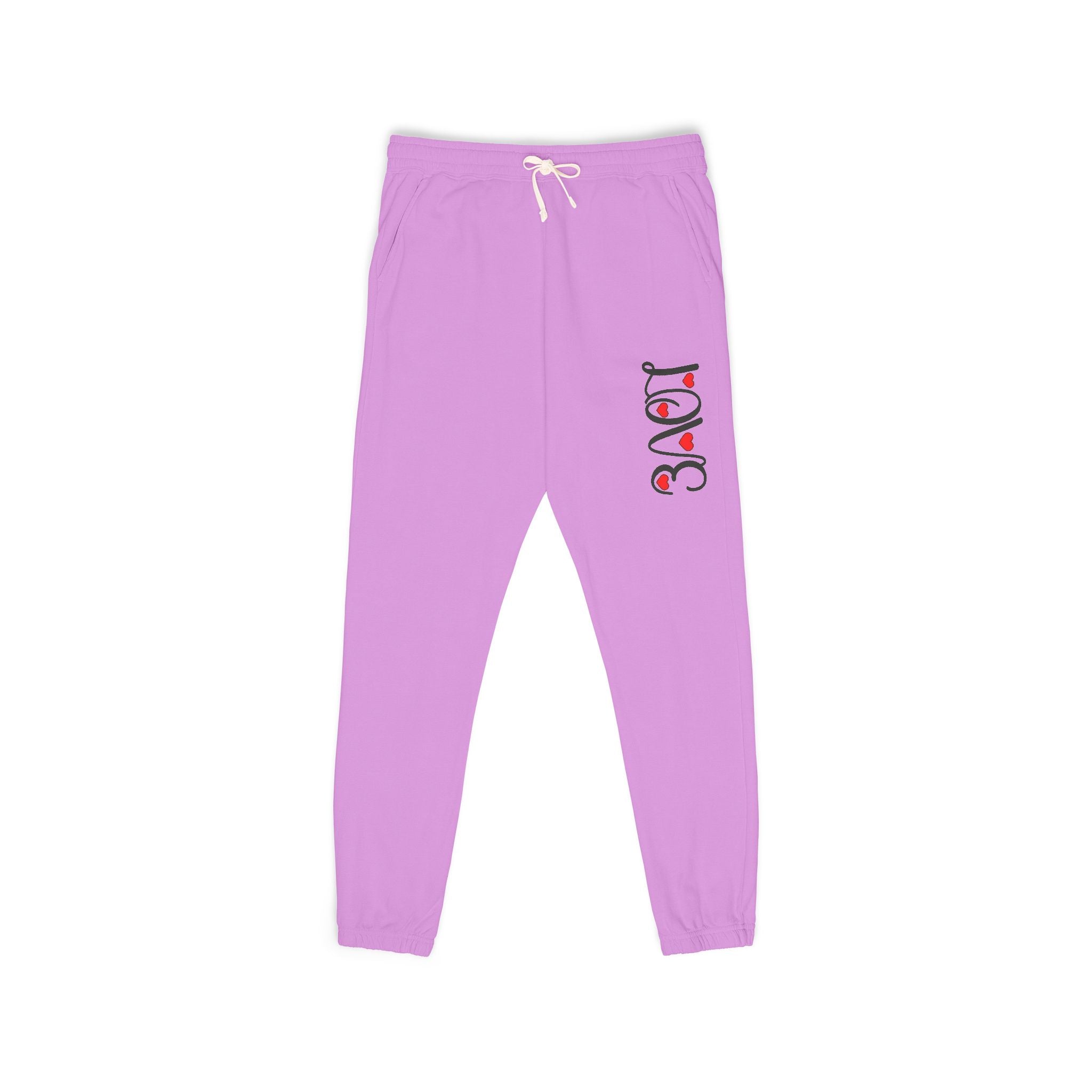 Love Unisex Garment-Dyed Fleece Sweatpants - Creations by Chris and Carlos