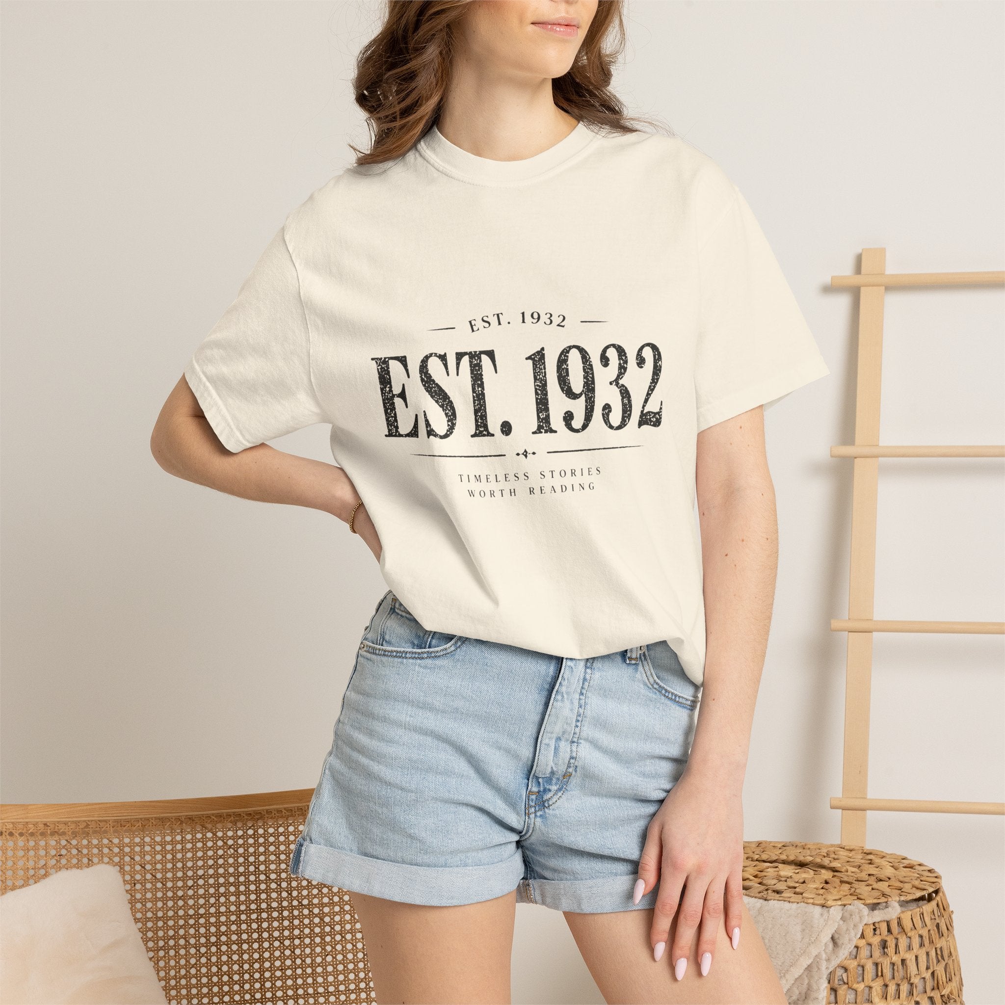 EST. 1932 Vintage Established Year T-Shirt — Retro Heritage Tee - Creations by Chris and Carlos