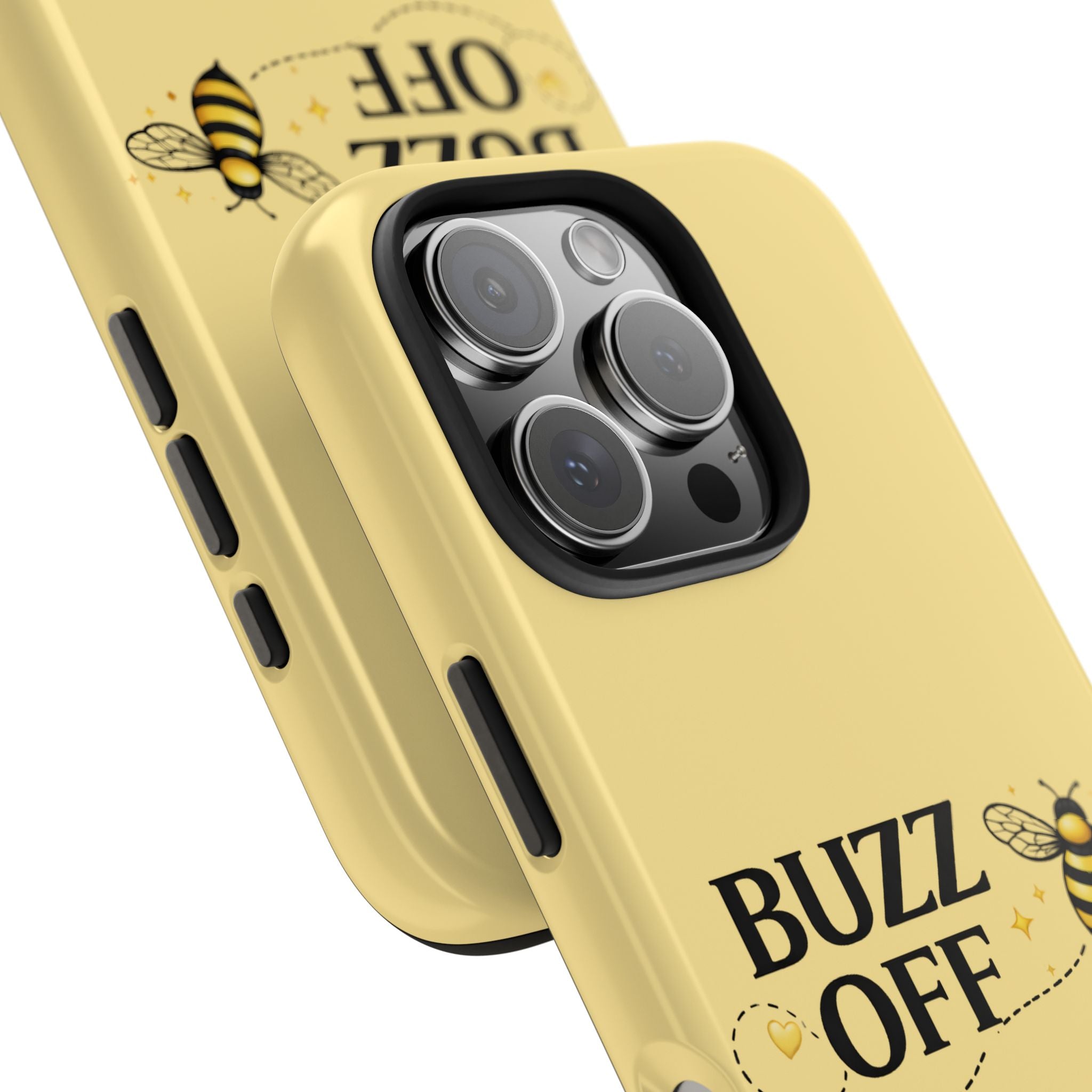 Buzz Off Bee Happy Always Phone Case - Creations by Chris and Carlos