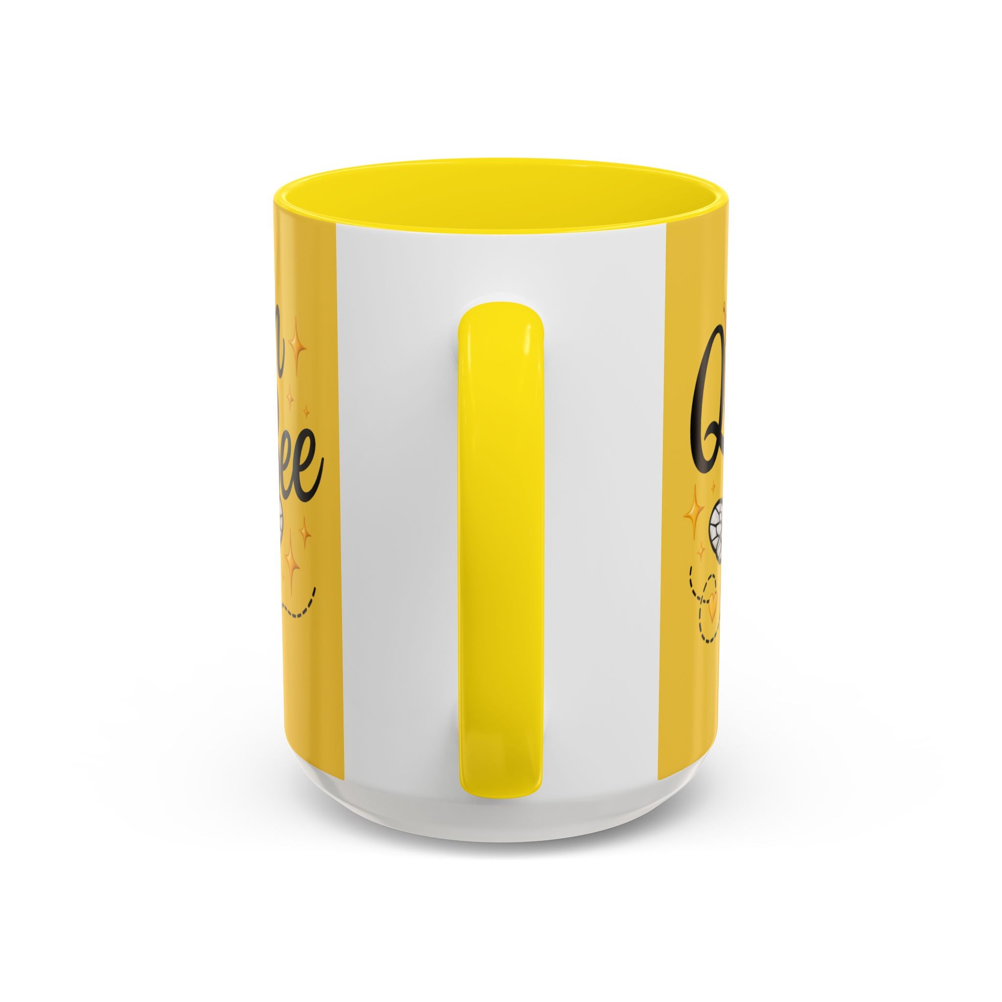 Queen Bee Coffee Mug — Floral Bee Accent Mug (11/15oz) - Creations by Chris and Carlos