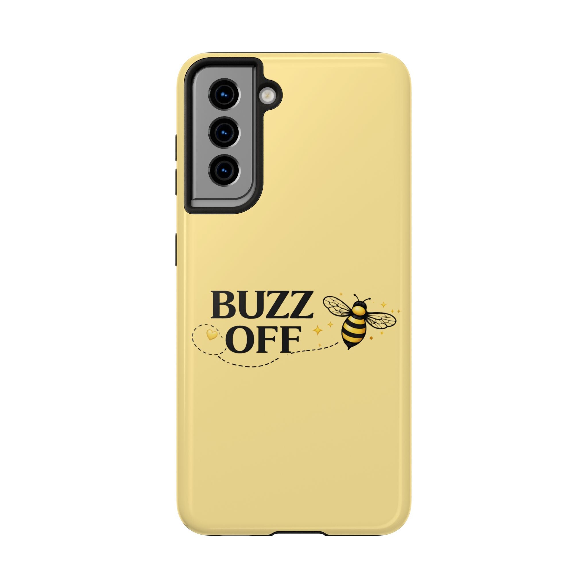 Buzz Off Bee Happy Always Phone Case - Creations by Chris and Carlos