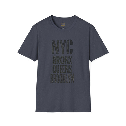 The Foundry Collective NYC Bronx Queens Brooklyn T-Shirt — Vintage NYC Boroughs Tee - Creations by Chris and Carlos