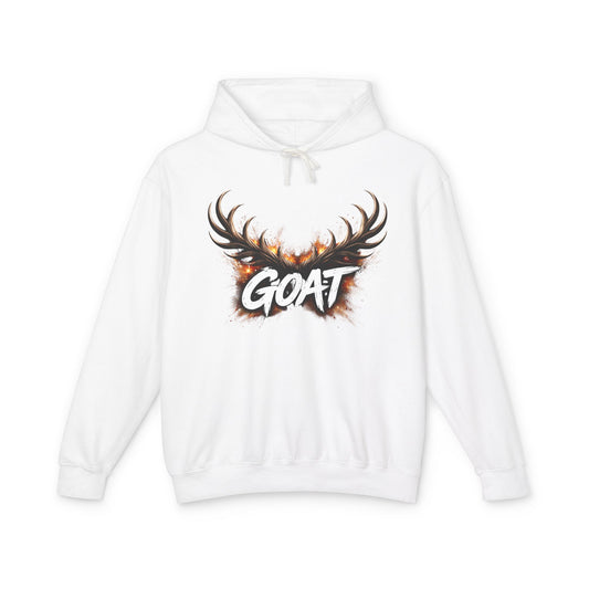 GOAT Antler Graphic Hoodie | Goat Skull Antlers Sweatshirt - Creations by Chris and Carlos