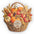 Harvest Basket Pillow — Fall Pumpkin & Apple Decorative Throw Pillow | Old Soul Harvest Hallow