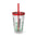 Powered by Plants- Sunsplash Tumbler with Straw, 16oz