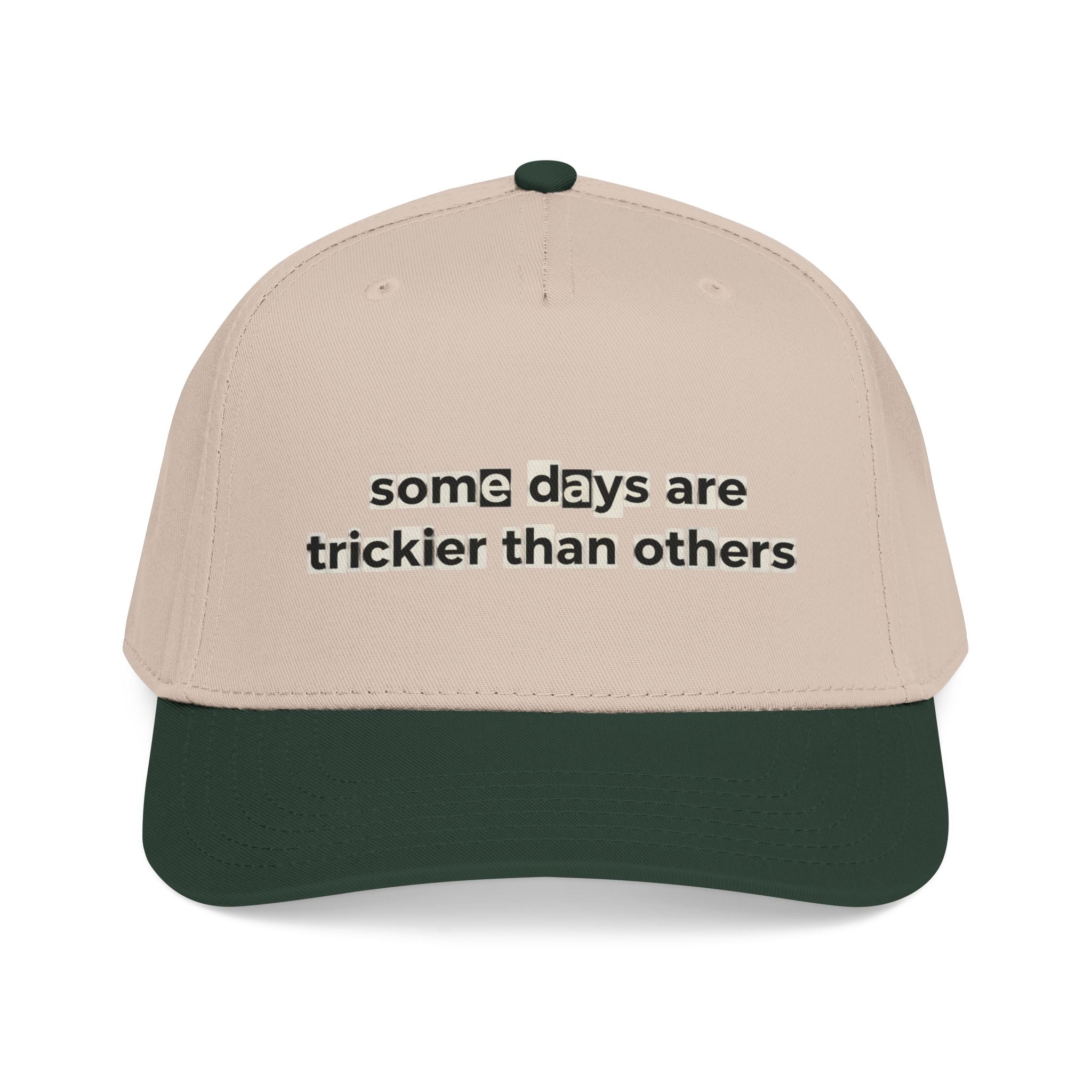 Baseball Cap — "Some Days Are Trickier Than Others" Patch - Creations by Chris and Carlos