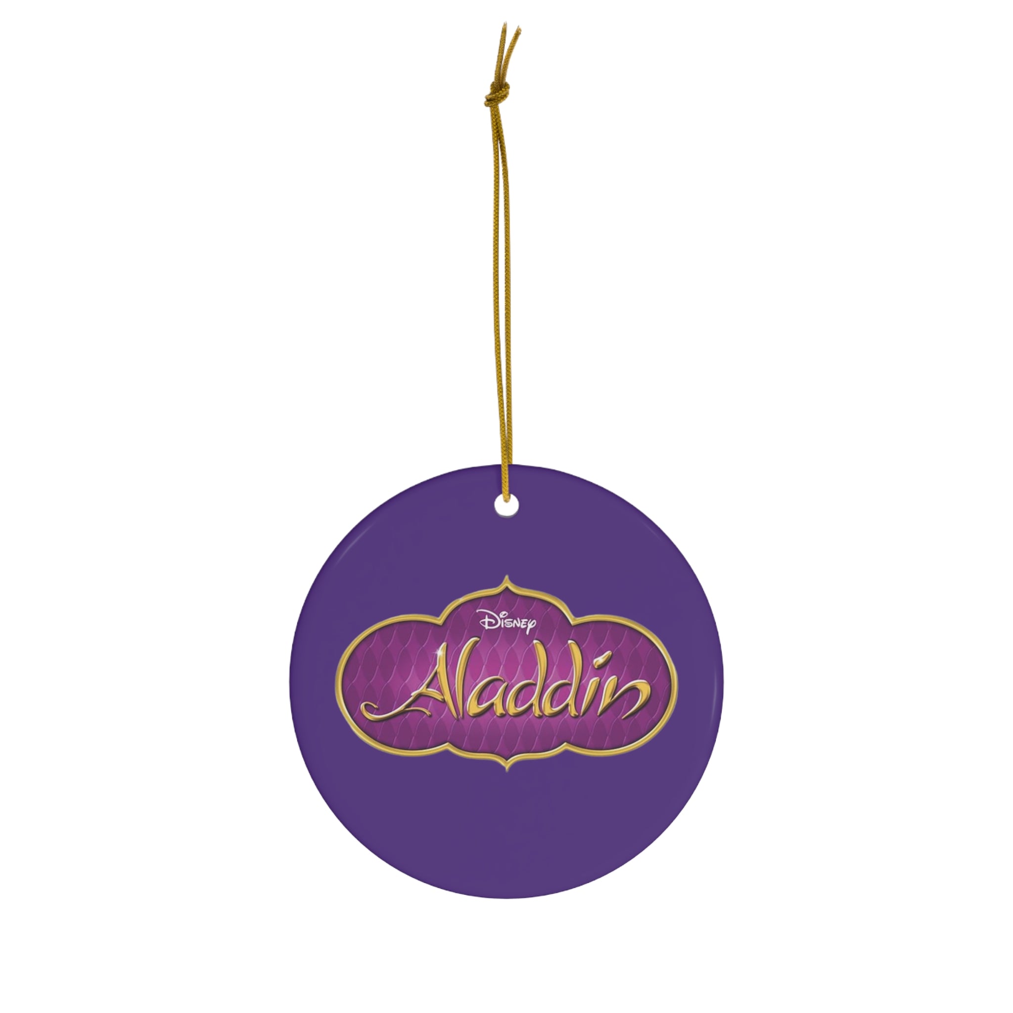 Aladdin- Ceramic Ornament, 4 Shapes - Creations by Chris and Carlos