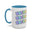 Dream Repeat Accent Coffee Mug — Pastel Motivational Ceramic 11/15oz