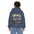 Vintage '5x Weekend' Garment-Dyed Hoodie — Retro Surf Logo Pullover