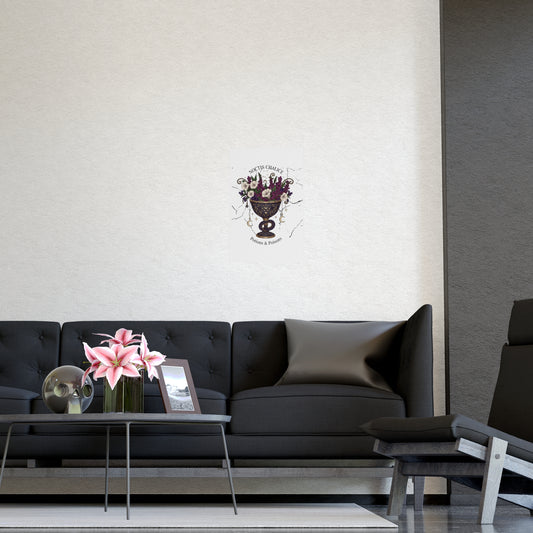 Noctis Chalice Matte Poster — Potions & Poisons Floral Gothic Wall Art - Creations by Chris and Carlos