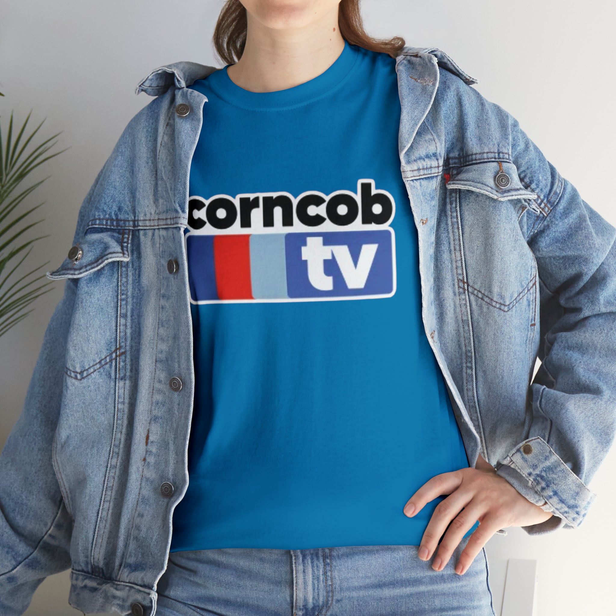 Corncob Tv- Unisex Heavy Cotton T-Shirt - Creations by Chris and Carlos