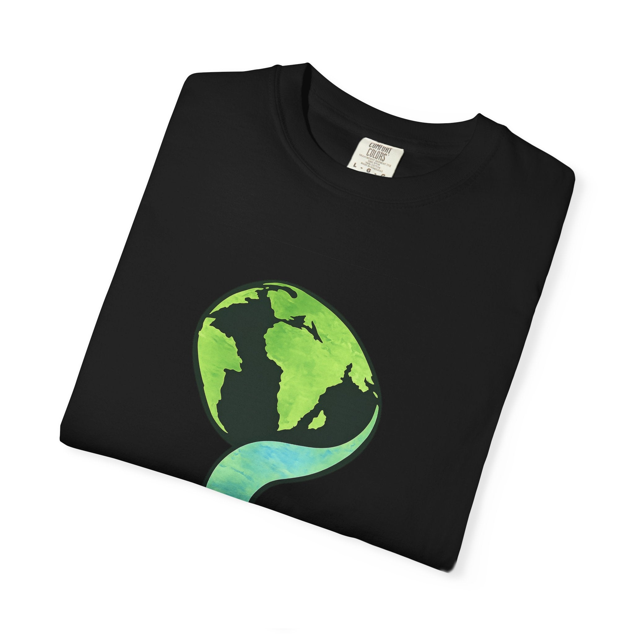 Earth Question Mark T-Shirt — Eco Awareness Graphic Tee - Creations by Chris and Carlos