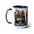 Programa de televisión de los años 80 de Nest vacío: tazas de café de dos tonos, 15 oz