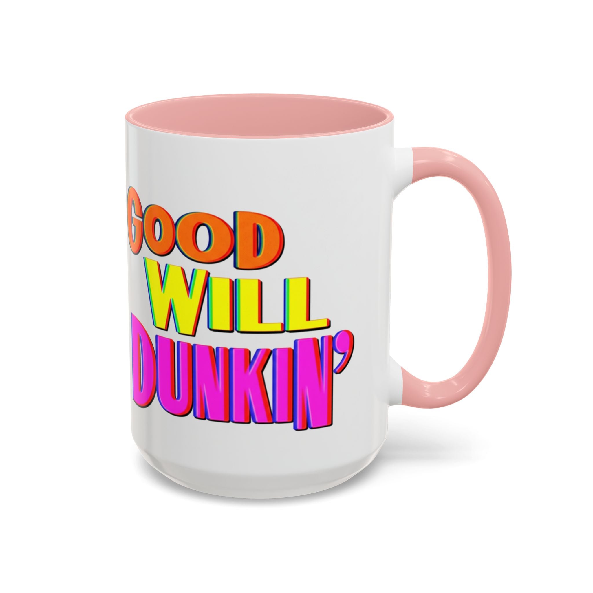 Good Will Dunkin' Coffee Mug — Colorful Retro Donut Lover Gift (11/15oz) - Creations by Chris and Carlos