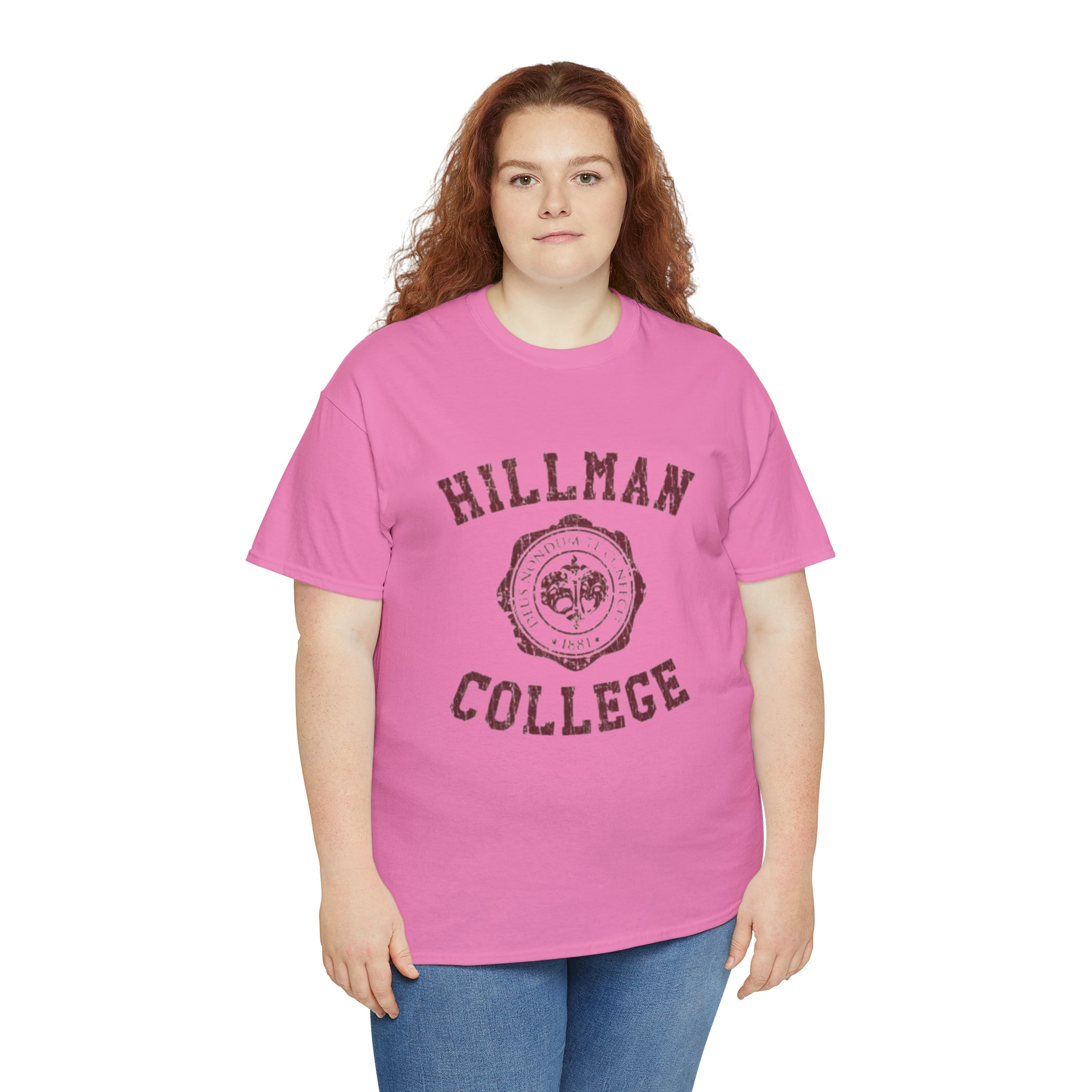 Hillman College- Unisex Heavy Cotton T-Shirt - Creations by Chris and Carlos