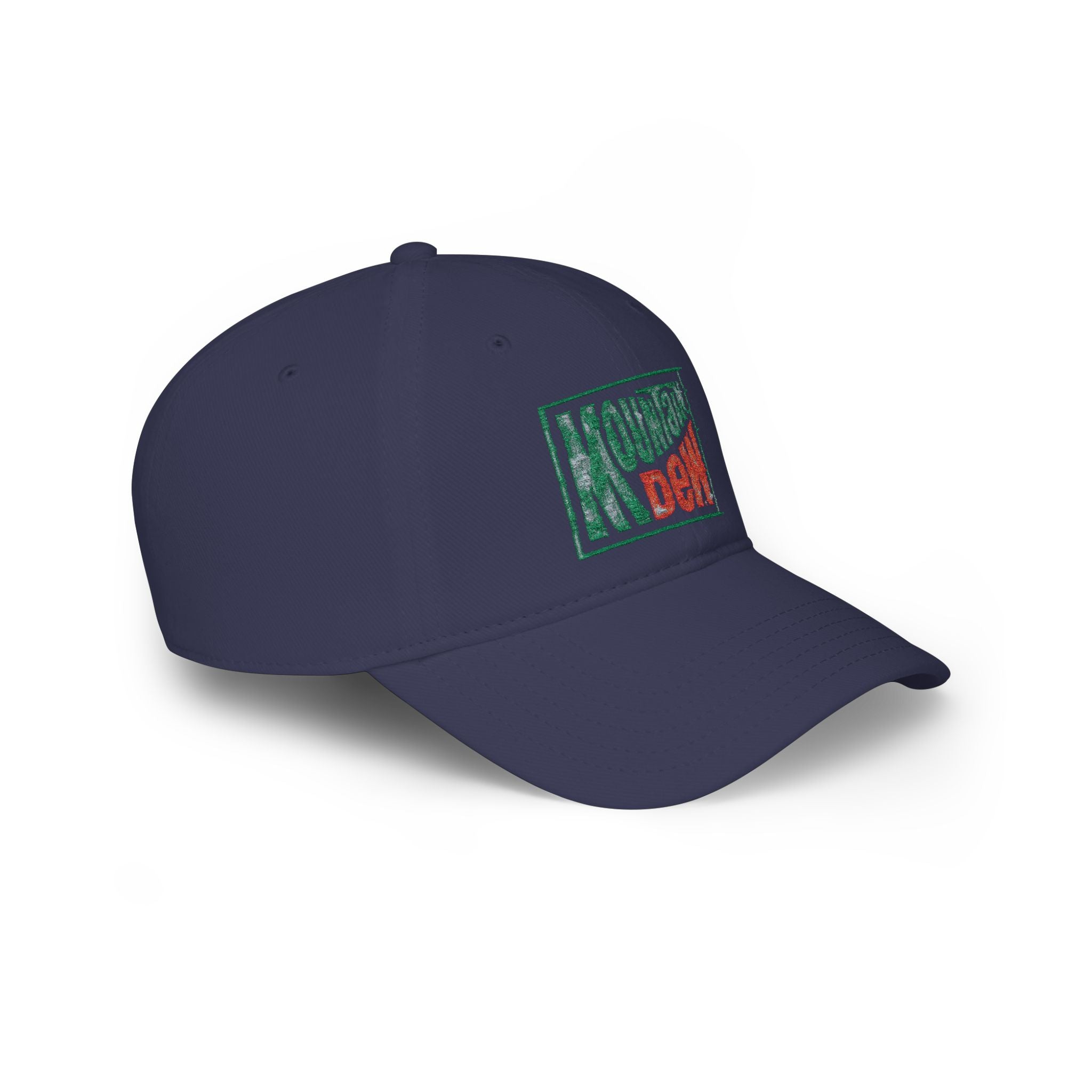 Mountain Dew Retro Logo Baseball Cap — Distressed Vintage Soda Hat - Creations by Chris and Carlos