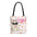 Halloween Ghost Tote Bag — Cute 'Boo' Pink Ghost Pattern