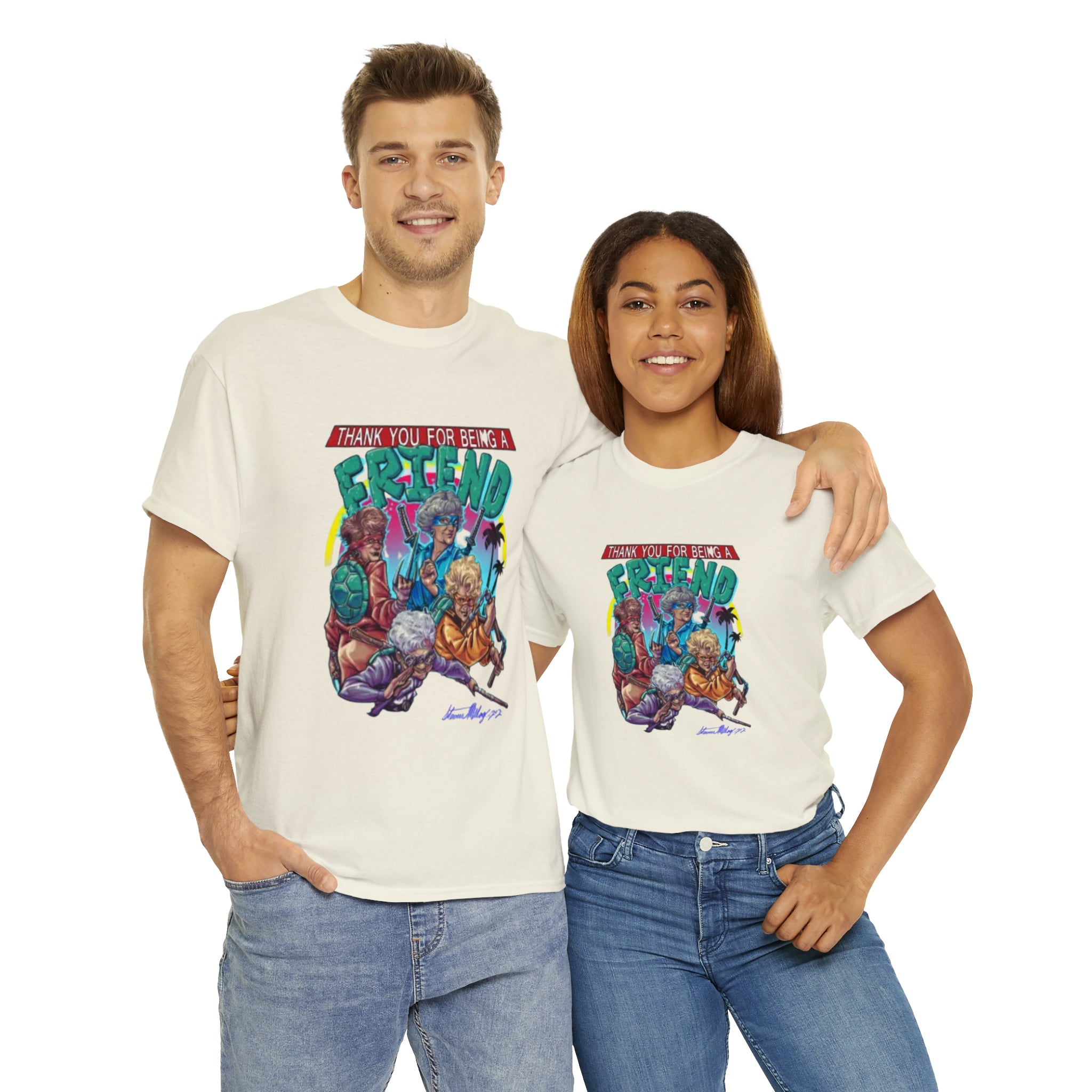 The T-Shirtnage Mutant Ninja Turtles- Unisex Heavy Cotton T-Shirt - Creations by Chris and Carlos